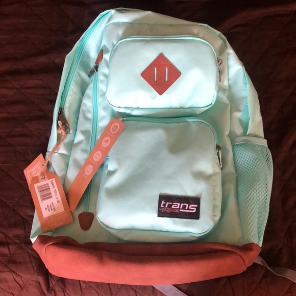 Trans by jansport transfer aqua dash back pack - Picture 7 of 7
